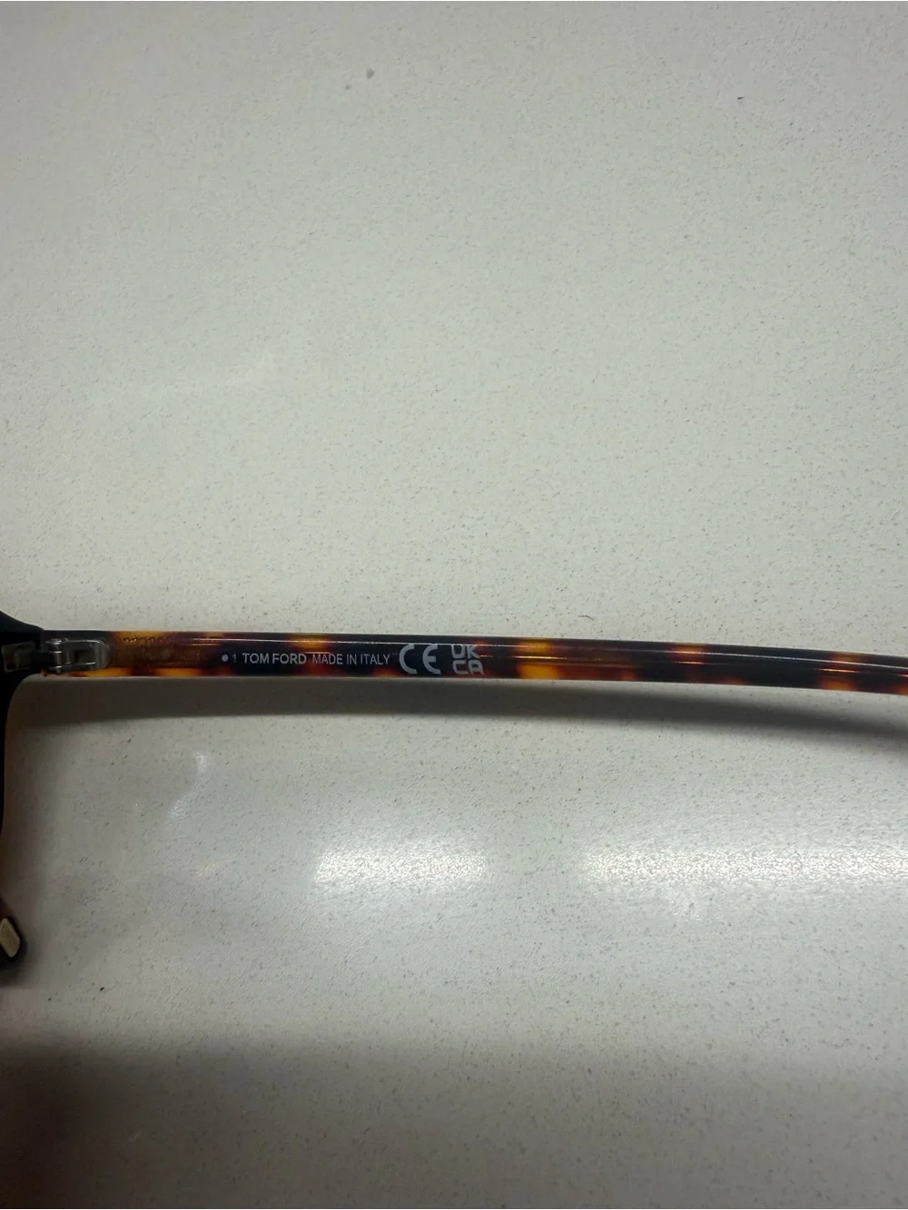 Tom Ford Spencer Tortoiseshell Frame Sunglasses with Brown Lenses